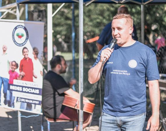 Matheus Xavier presidente da Associação Amigos da Praça Cristal