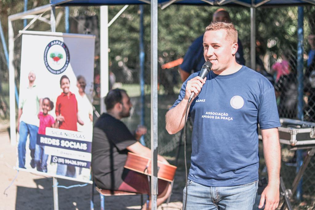 Matheus Xavier presidente da Associação Amigos da Praça Cristal