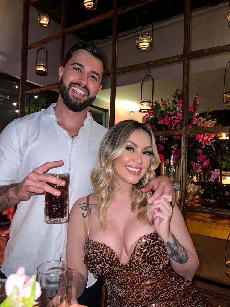 Ana Polli e seu marido