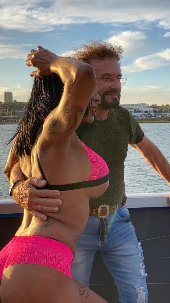 Carlinhos Sipauba e Inês Brasil